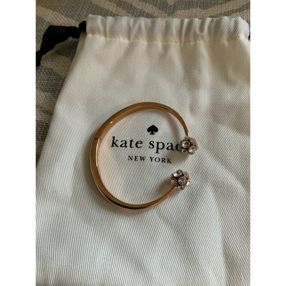 Kate Spade New York Rose Gold with Stones Bangle Bracelet - Picture 2 of 2